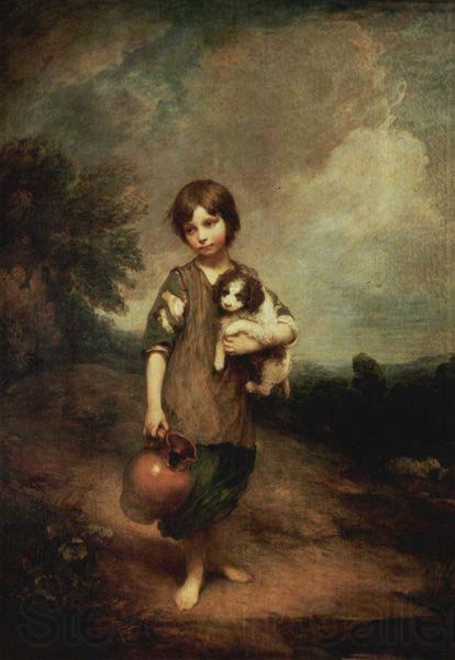 Thomas Gainsborough Cottage Girl with Dog and pitcher